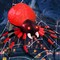 GOOSH 12 FT Width Halloween Inflatable Spider Outdoor Decoration with Magic Light